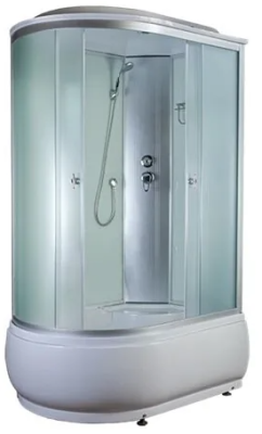 Душевая кабина Aquapulse 4006D R fabric white/matte white