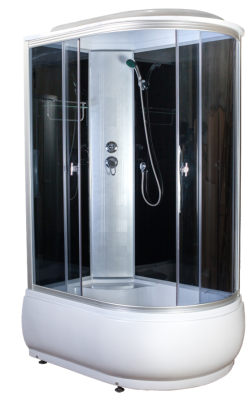 Душевая кабина Aquapulse 4006D L grey black