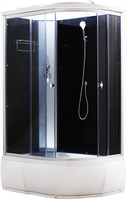Душевая кабина AquaCubic 3106D L grey black
