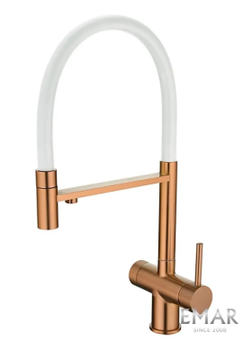 Смесители для кухни EMAR ЕС-7024WHT PVD Coppery