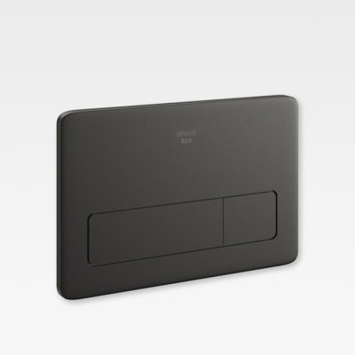Armani Roca Baia Клавиша двойного смыва 3/6 л для системы инсталляции Duplo (арт. 890090400), цвет: черный