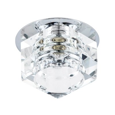 Светильник точечный встраиваемый декоративный под заменяемые галогенные или LED лампы Romb Lightstar 004060