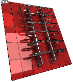 Водяной полотенцесушитель Y3 80x60