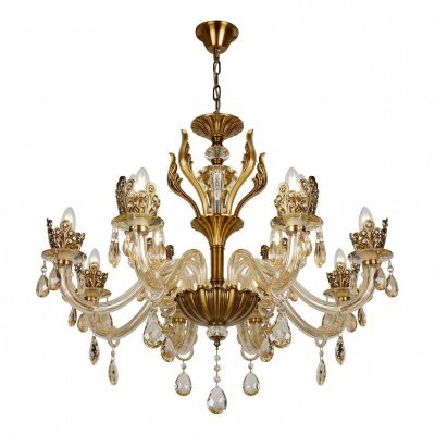 Подвесная люстра iLamp Asia 61078-8+4 BR