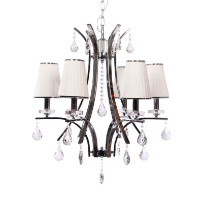 Подвесная люстра Lumina Deco Glamour LDP 66247-6 WT+CHR