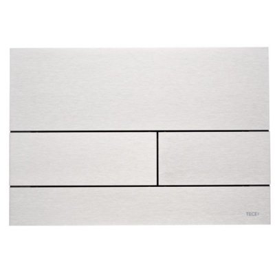 TECEsquare Панель смыва с двумя клавишами металлическая, Нержавеющая сталь. Сатин