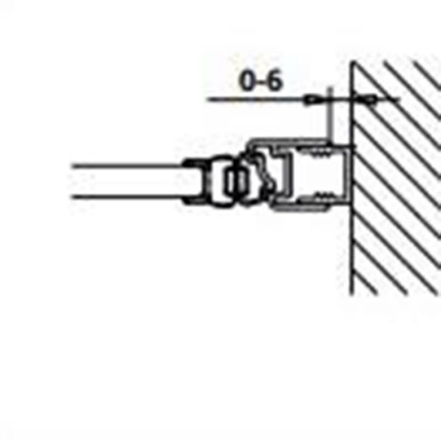 Kermi Магнитный уплотнитель 2000 мм ответного профиля для ниши, для Filia/XP, Gia/XP, Diga, Pasa/XP (1264 )1шт