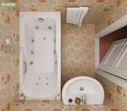 Гидромассажная ванна "КЭТ" 150х70