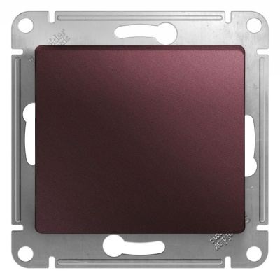 SE Glossa Баклажановый Выключатель 1-клавишный, сх.1, 10AX