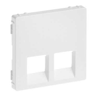 Legrand Valena LIFE Бел Накладка розетки ТЛФ/комп 2-ой