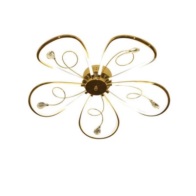 Ambrella Потолочный светодиодный светильник LC576/5 GD золото 65W 4200K 620*620*110 (Без ПДУ)