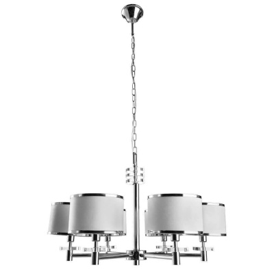 Arte Lamp Furore Хром/Белая Люстра 60W E14