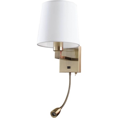 Arte Lamp Hall Бронза/Белый Бра 40W/3W E27/LED 1x180lm