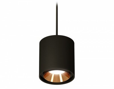 Ambrella Комплект подвесного светильника XP7723001 SBK/PYG черный песок/золото желтое полированное MR16 GU5.3 (A2302, C7723, N7034)